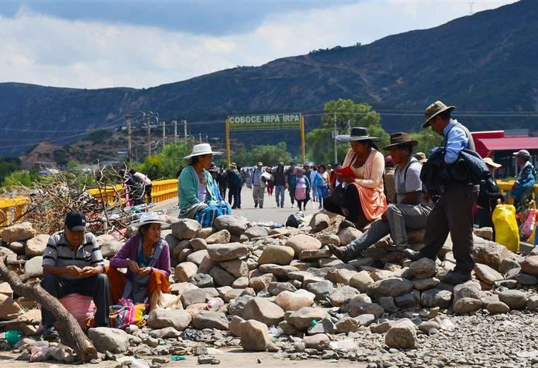 Los bloqueos se mantienen en Cochabamba/Foto: RKC