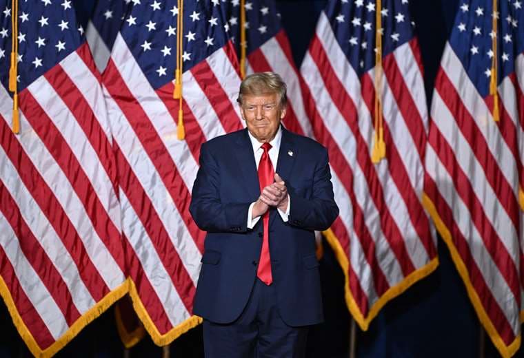 El expresidente de Estados Unidos y aspirante presidencial republicano Donald Trump / AFP