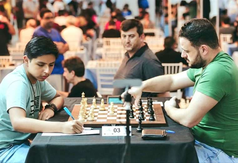 Ticona durante su participación en el torneo brasileño. Foto: Sampa Chess Open