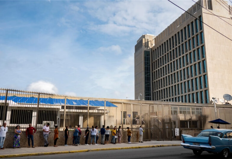 Embajada de Estados Unidos en La Habana. Foto: AFP