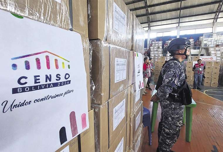 El material que se aplicará en el Censo está bajo custodia militar: Foto: RIcardo Montero
