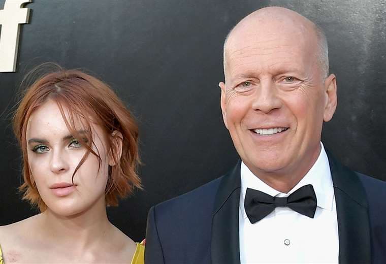 Bruce Willis y su hija menor Tallulah.