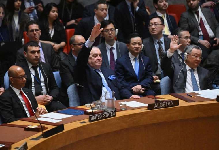Gobierno boliviano lamenta nuevo rechazo de reconocimiento de Palestina en la ONU, por veto de EEUU