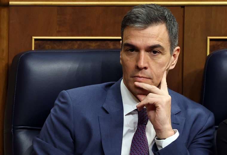 El presidente del Gobierno español, Pedro Sánchez, anunció su posible dimisión / AFP