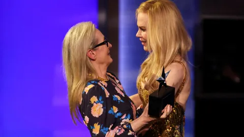 Meryl Streep bromea sobre el "trauma" de actuar junto a Nicole Kidman