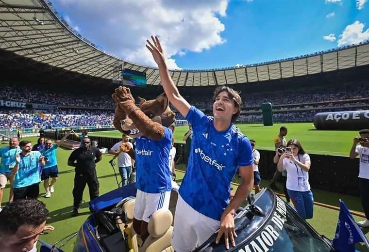 Marcelo Martins, en su último partido con el Cruzeiro. Foto: Internet