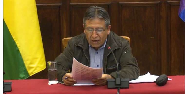Choquehuanca desahucia Asamblea y deja en manos del TCP el futuro de las elecciones judiciales 